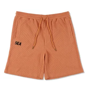 ES_WAFFLE SHORT PANT / APRICOT