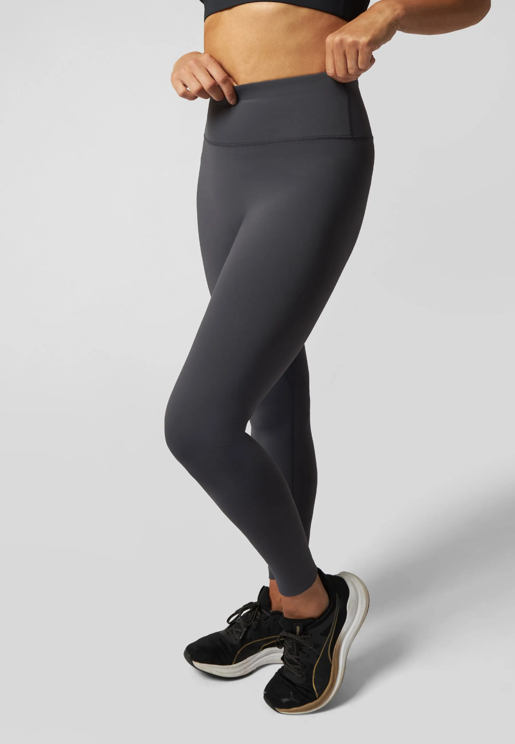 Everyday High Waisted Leggings - Charcoal