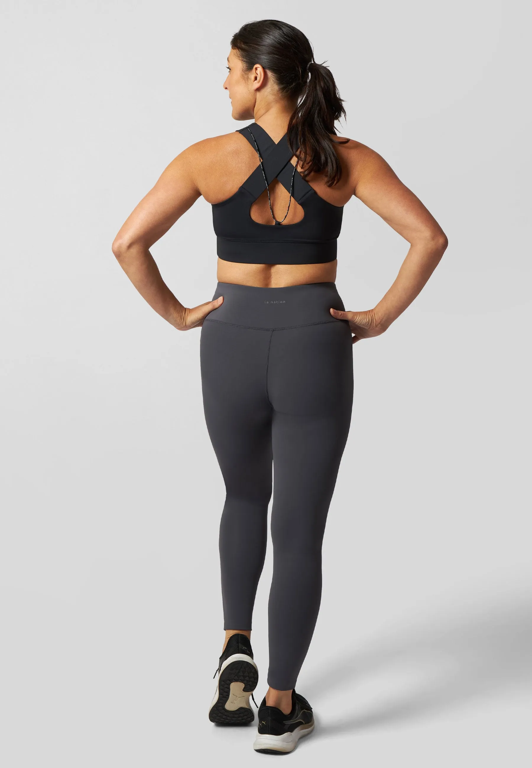 Everyday High Waisted Leggings - Charcoal