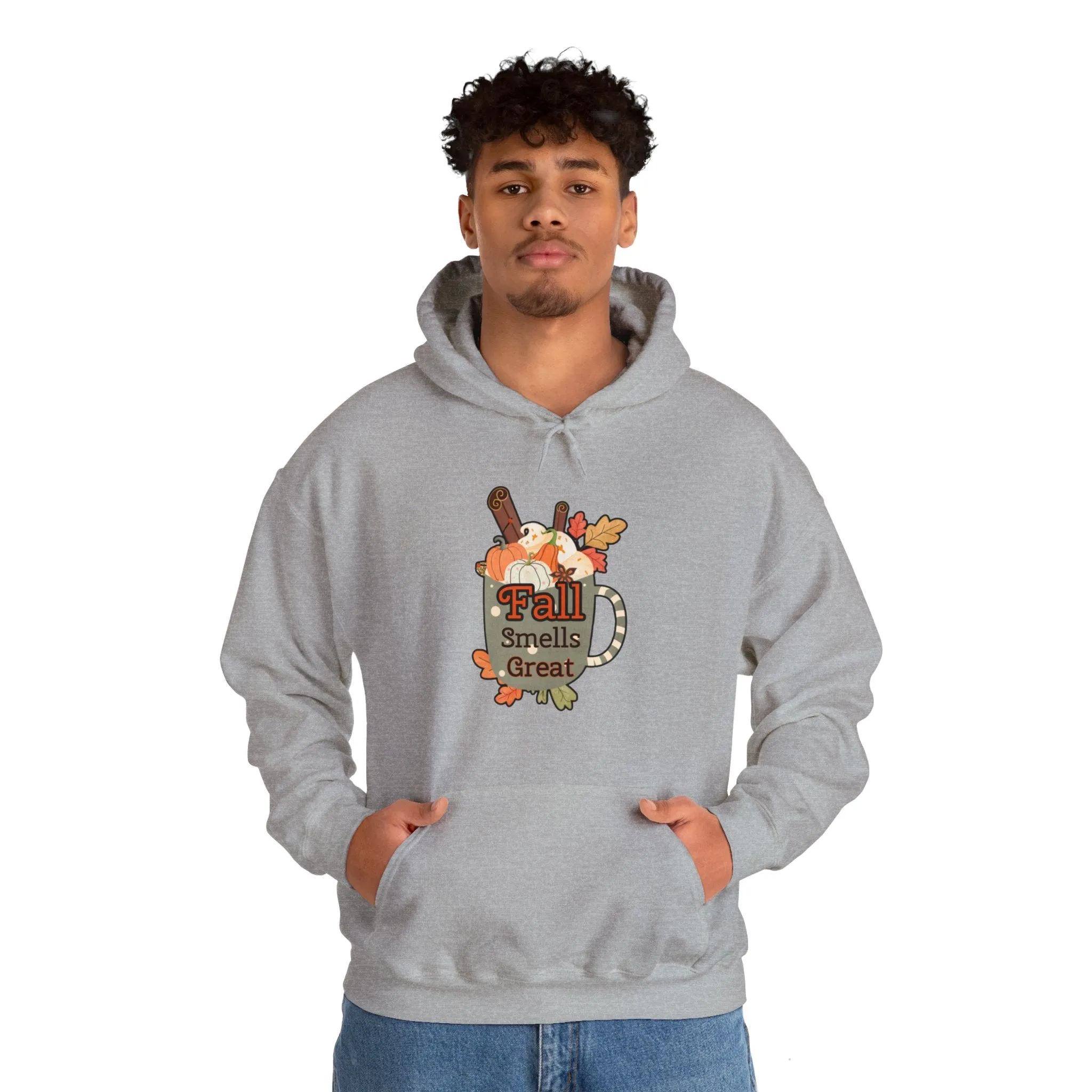 Fall Smells Great Unisex Heavy Blend™ Hooded Sweatshirt