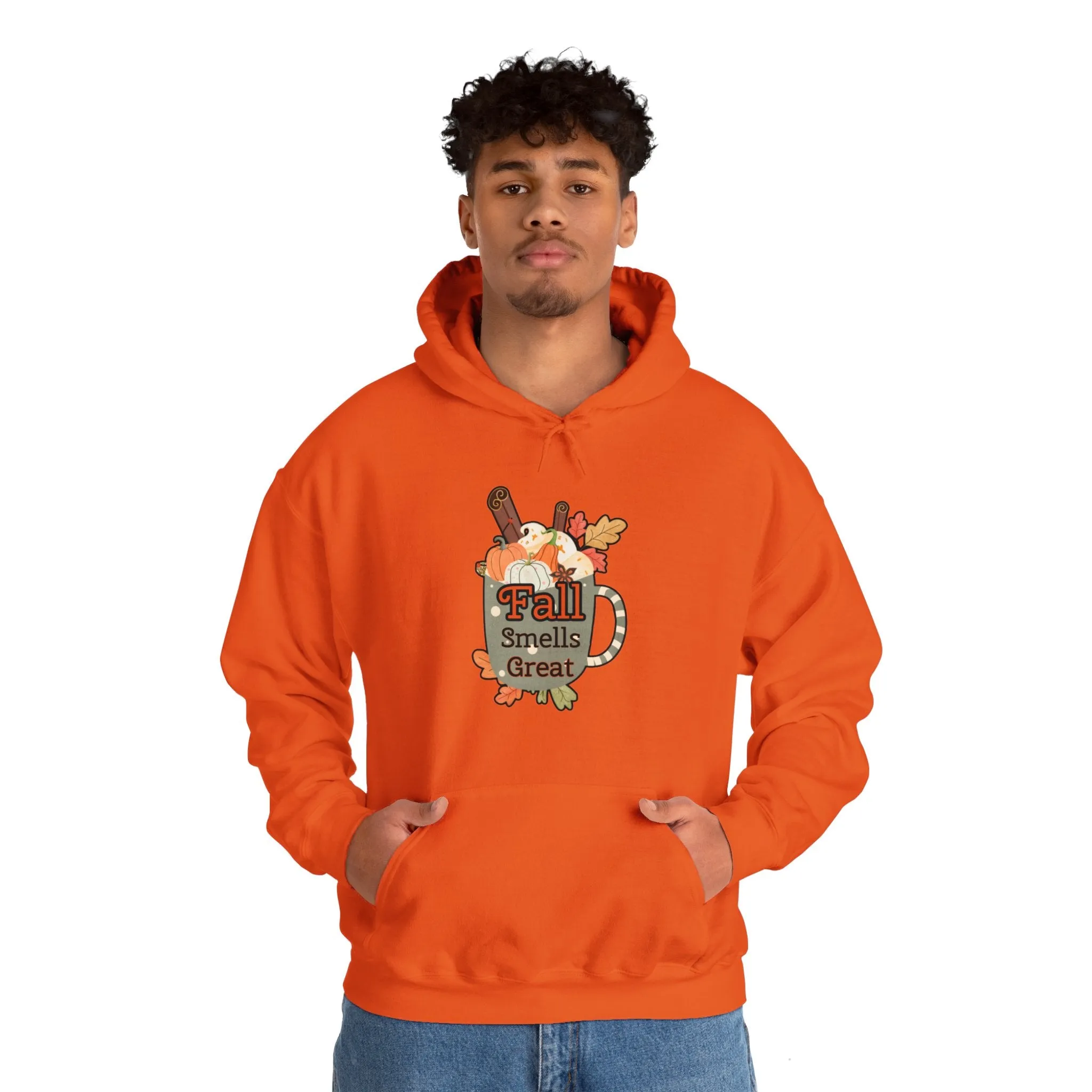 Fall Smells Great Unisex Heavy Blend™ Hooded Sweatshirt