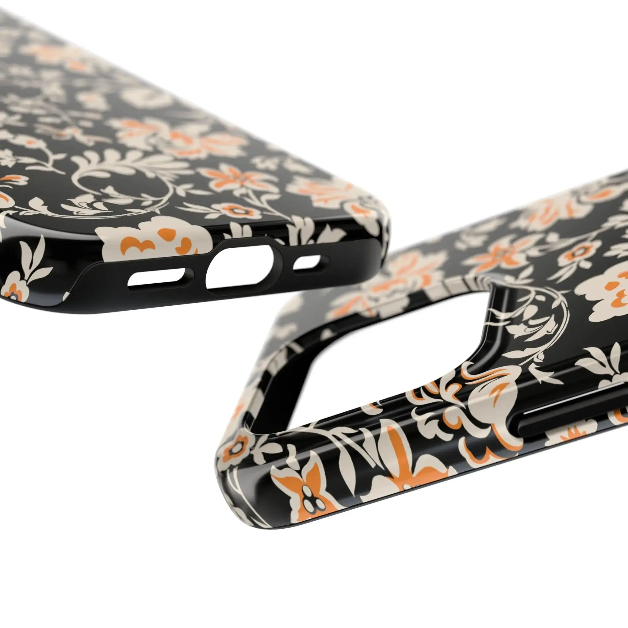 Floral Monochrome | Orange Flower Case