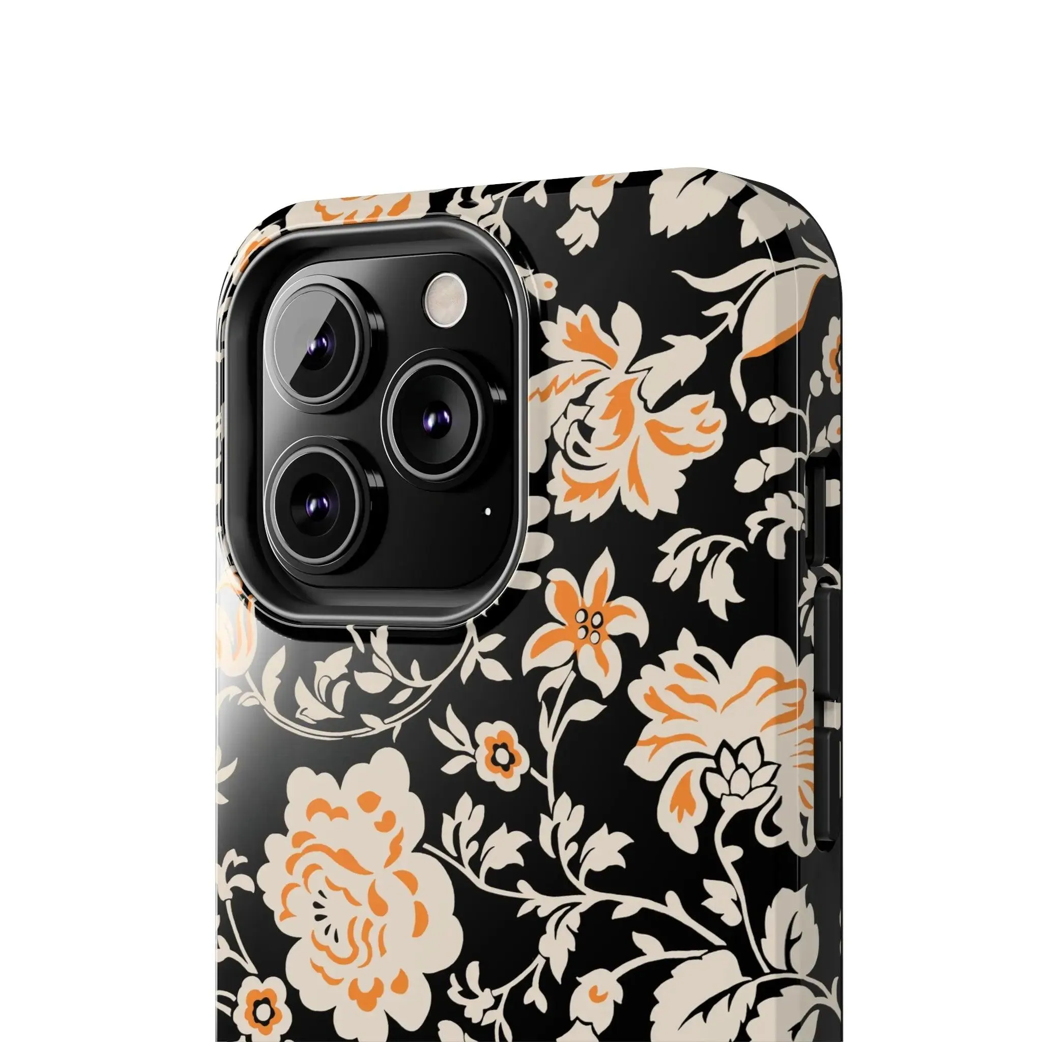 Floral Monochrome | Orange Flower Case