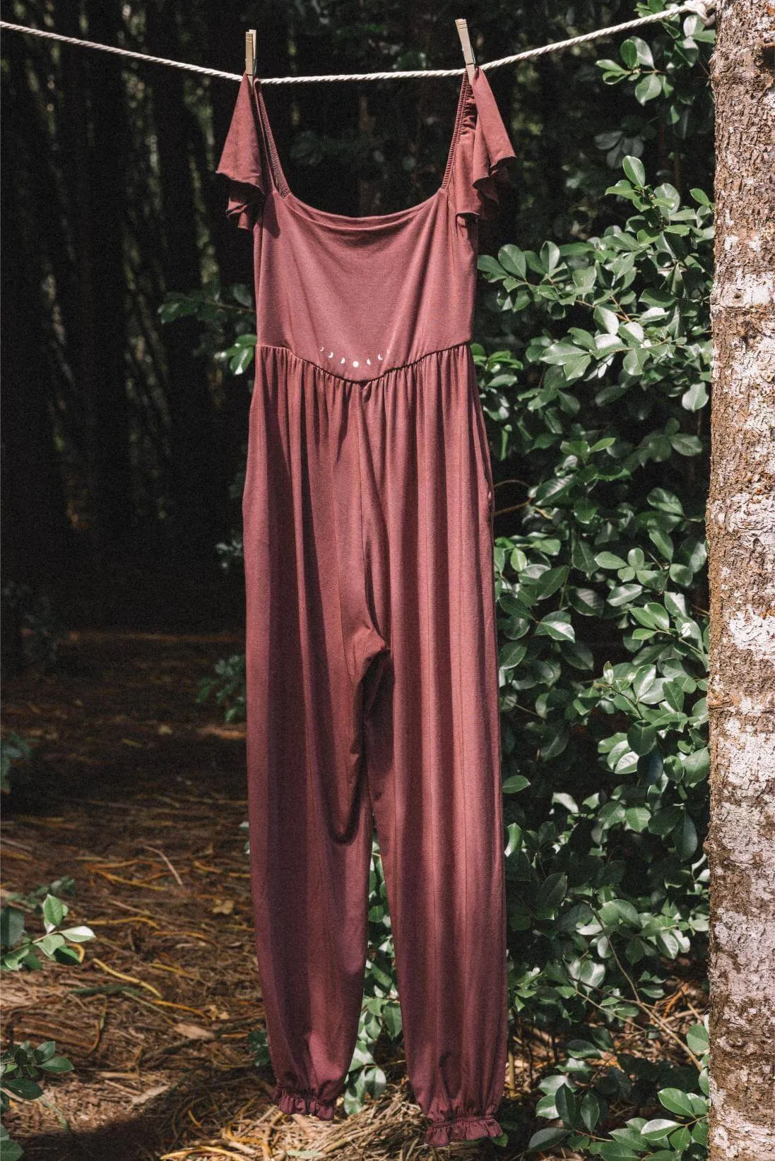 Garnet Moon Spell Flutter Jumpsuit