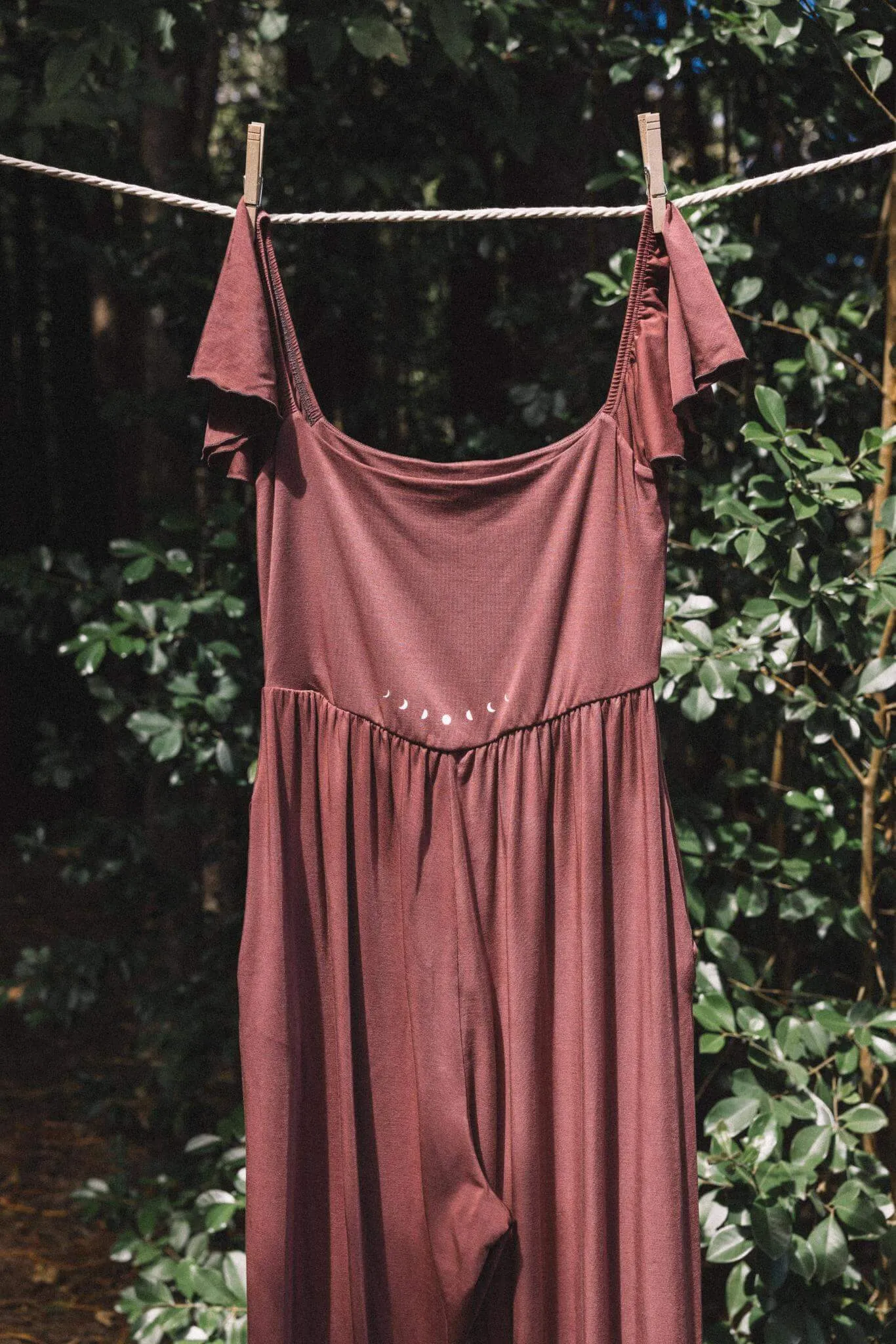 Garnet Moon Spell Flutter Jumpsuit