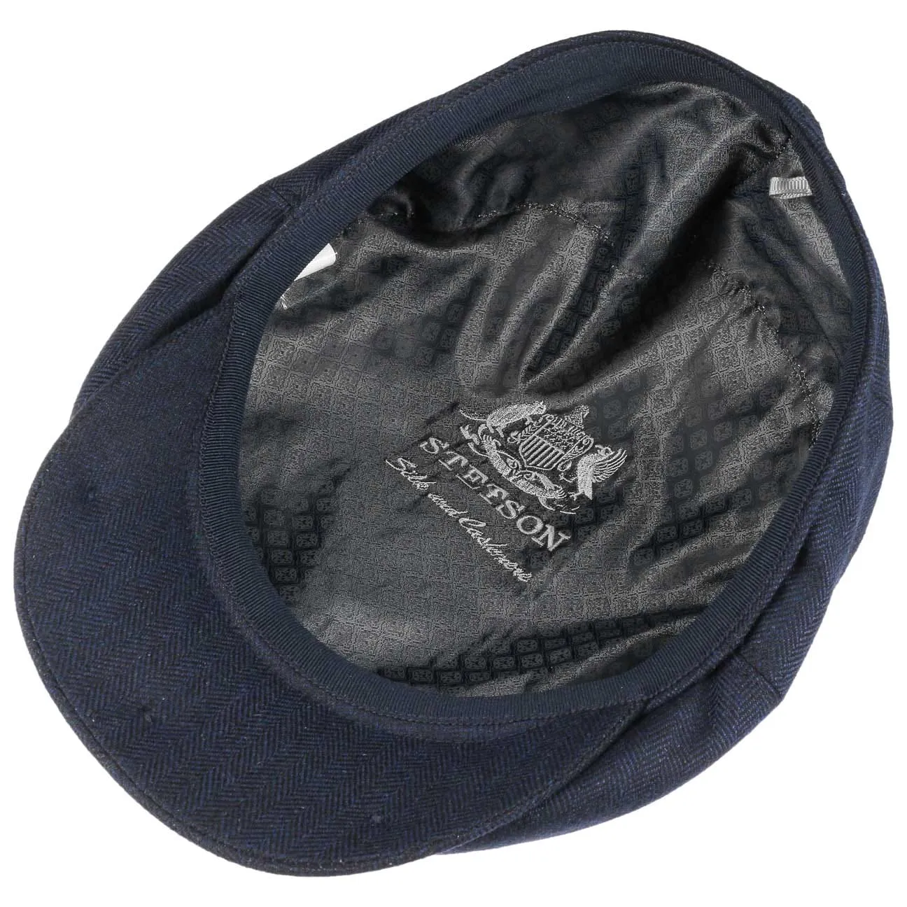 Hatteras Cashmere Silk Newsboy Cap by Stetson