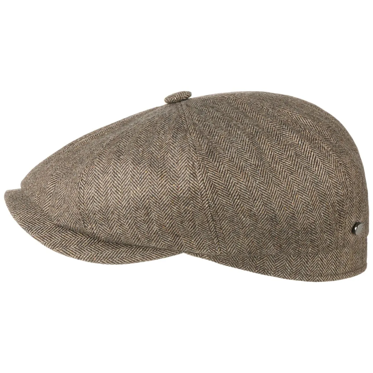 Hatteras Cashmere Silk Newsboy Cap by Stetson