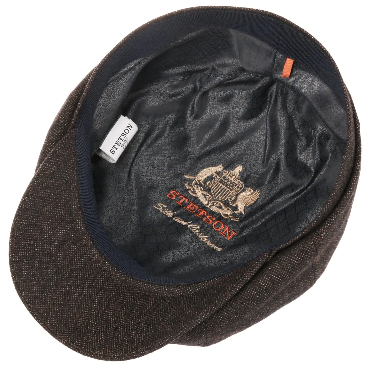 Hatteras Cashmere Silk Newsboy Cap by Stetson