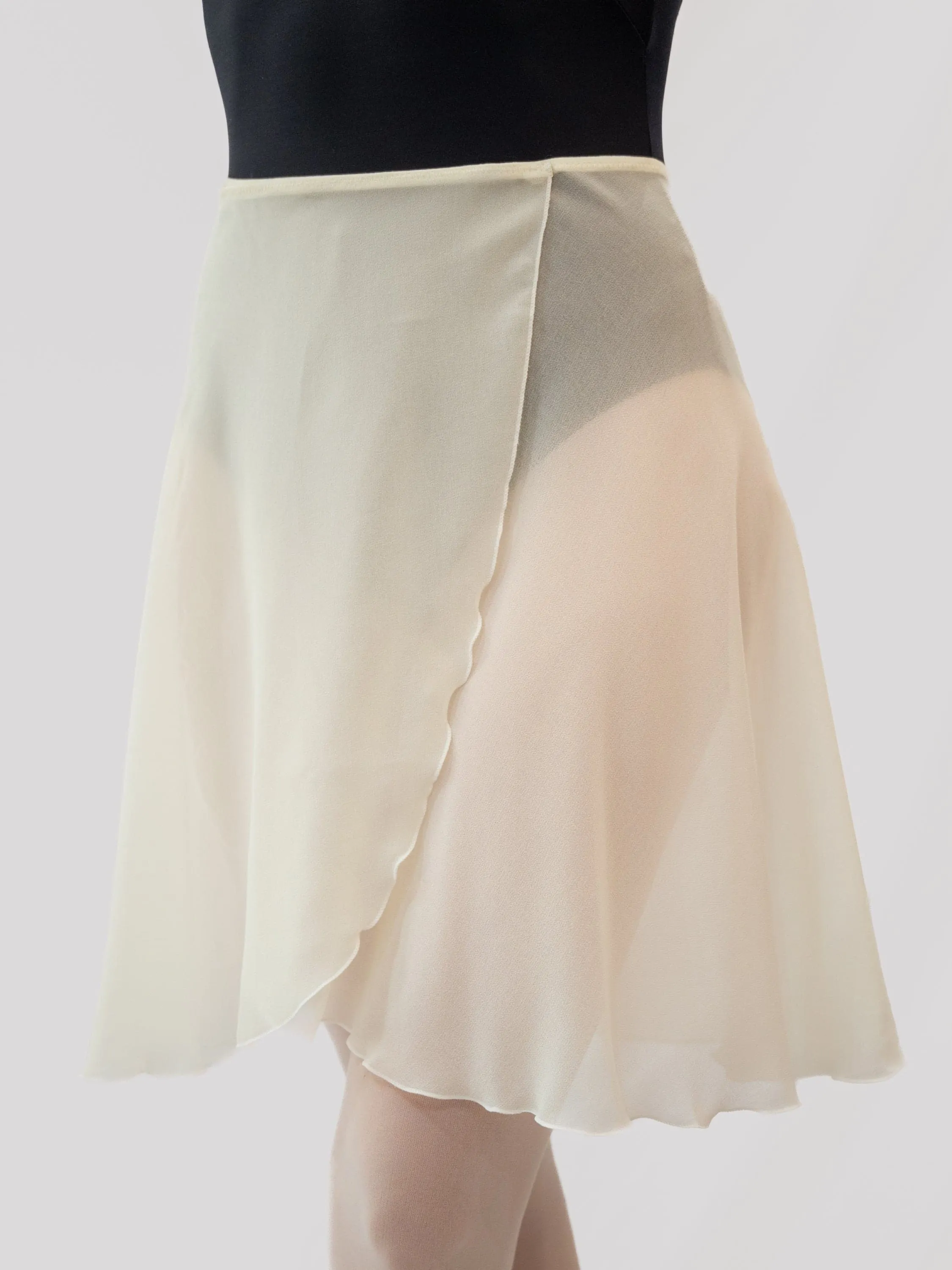 Ivory Wrap Long Dance Skirt MP339