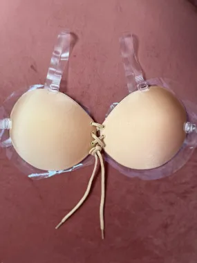 Kim Nude Adjustable Stick-On Bra with Straps