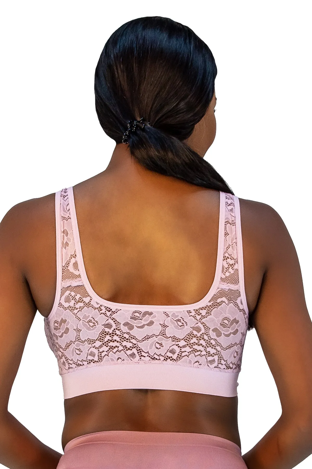 Lace Back Seamless Ahh Bra®