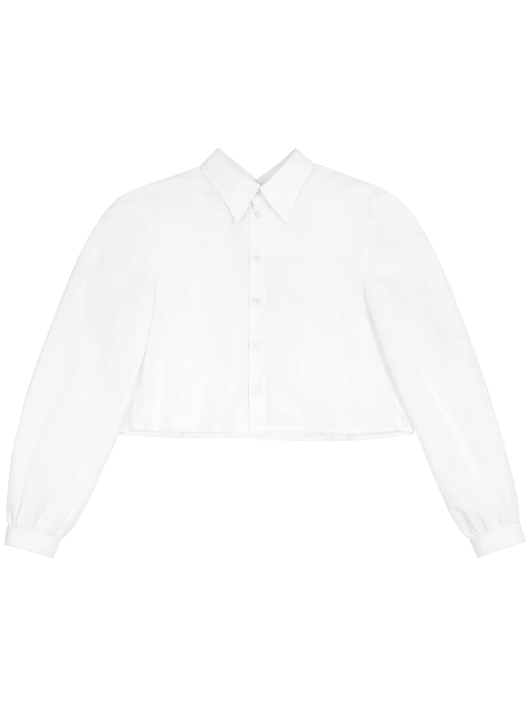 LAYERED CLASSIC COLLAR COTTON SHIRT