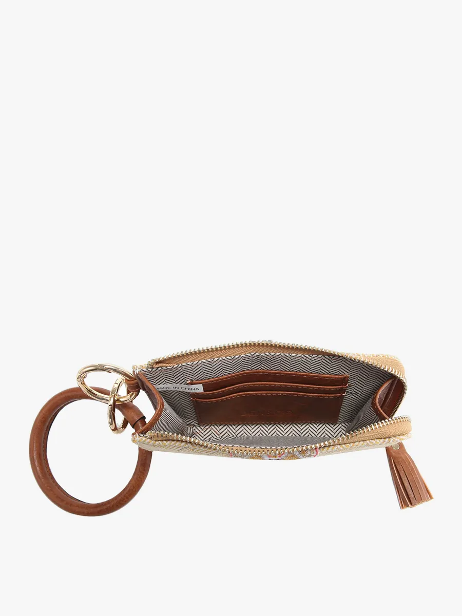 Liv Vegan Snake Bangle Wristlet/Wallet