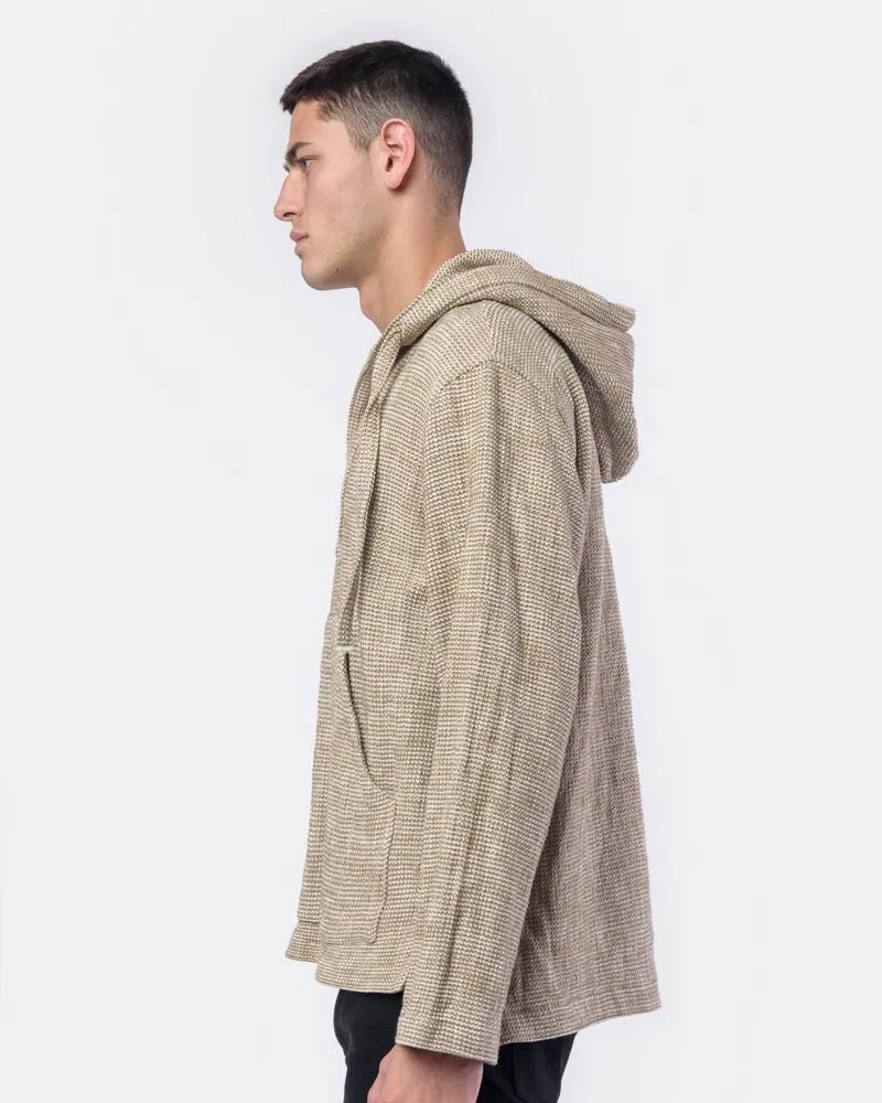 Loose Fit Pullover Parka in Khaki