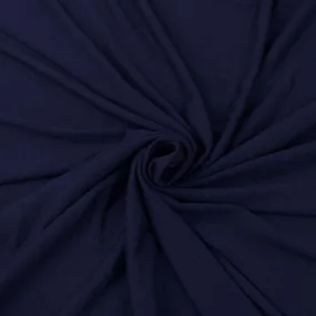 Navy 10oz Cotton Spandex Jersey Fabric - High-Quality Stretch Fabric for Apparel & Crafts