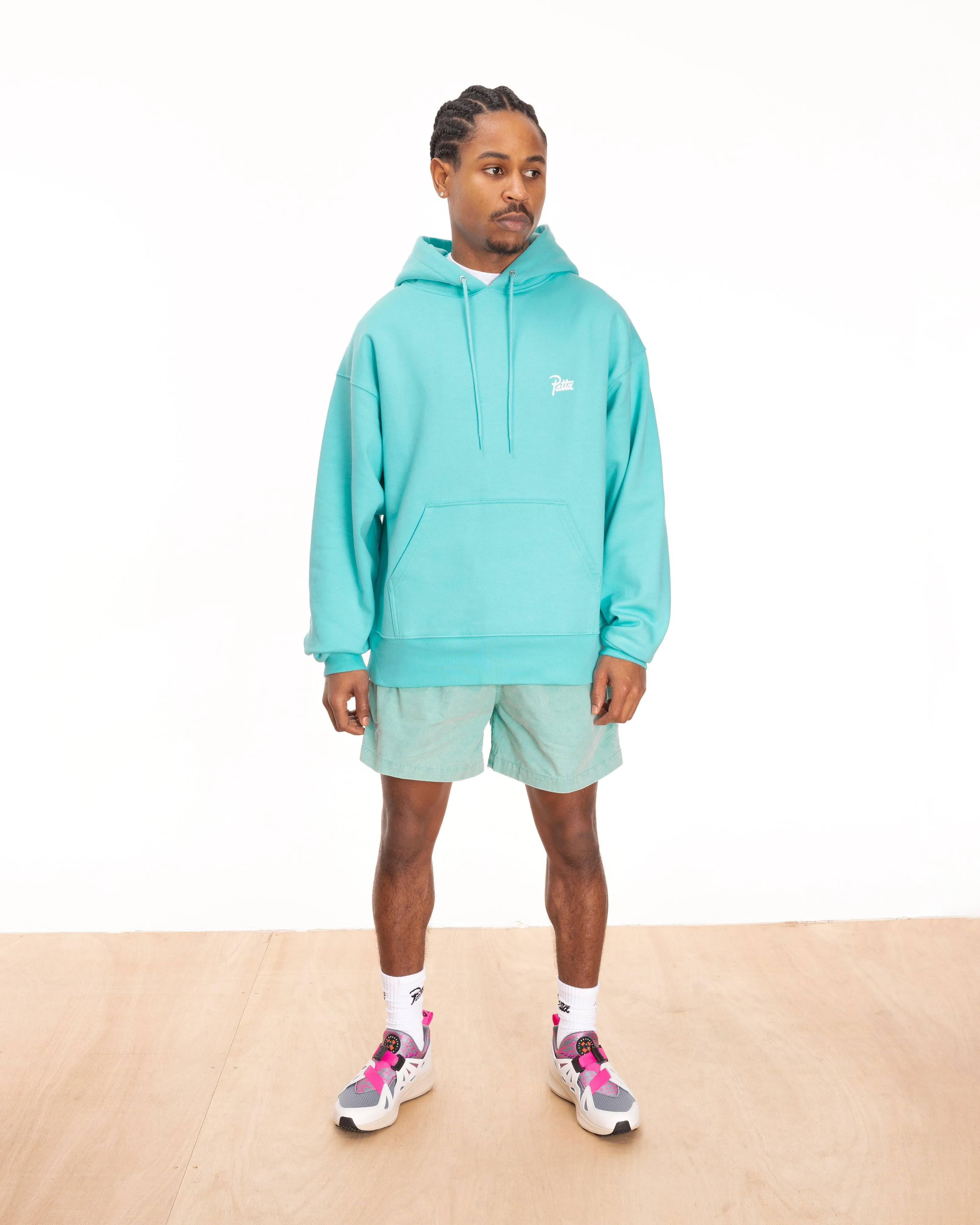 Patta Some Like It Hot Boxy Hooded Sweater (Blue Radiance)