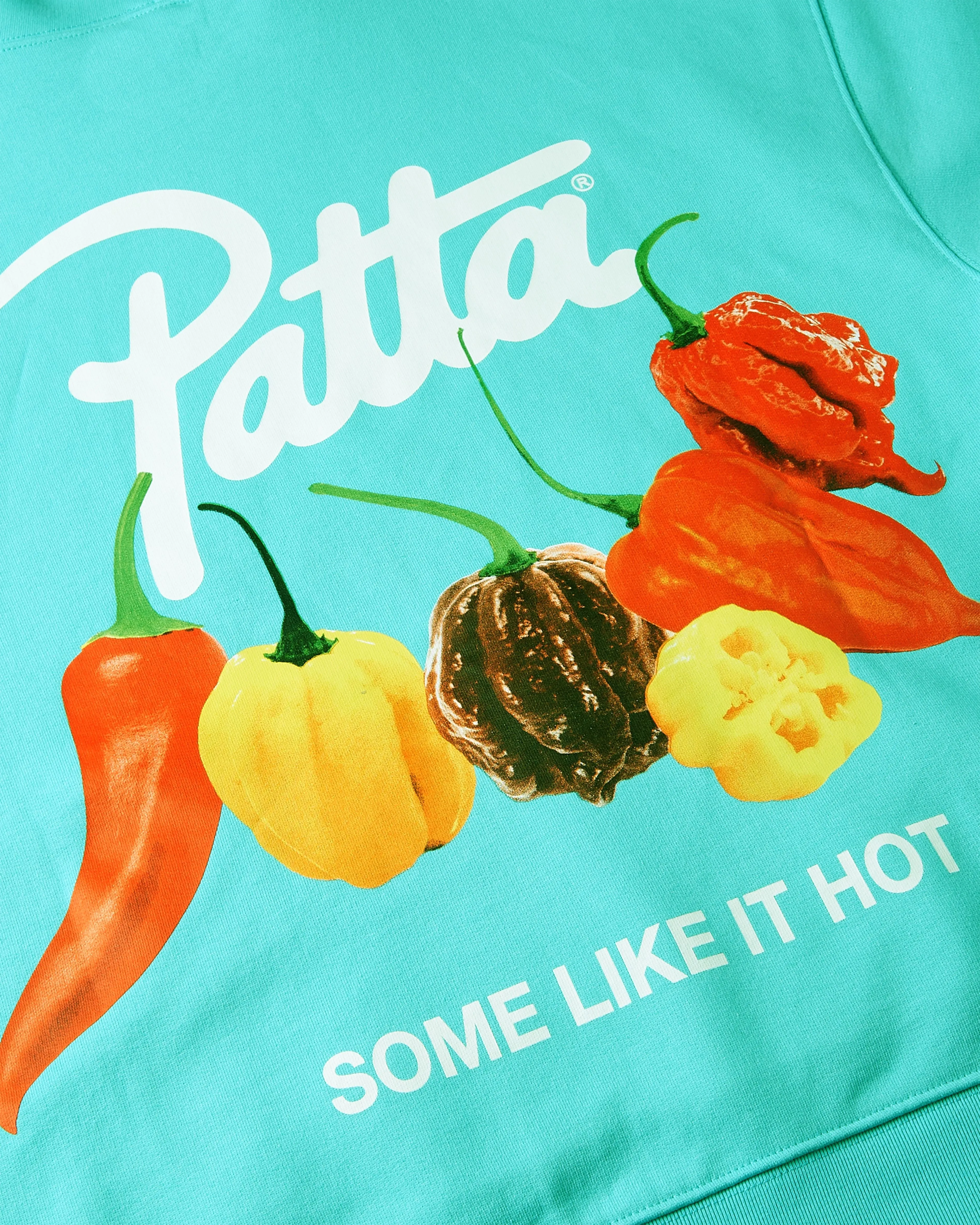 Patta Some Like It Hot Boxy Hooded Sweater (Blue Radiance)