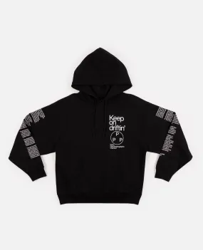 Patta x Experimental Jetset Boxy Hooded Sweater (Black)