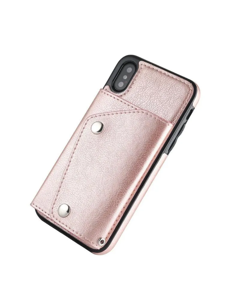 Pink Vegan Leather | Wallet Case