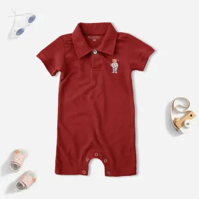 Polo Republica Bear 5 Printed Design Short Sleeve Baby Romper