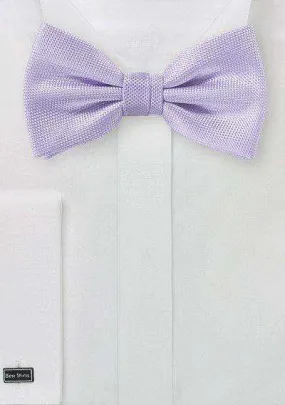 Sweet Lavender MicroTexture Bowtie