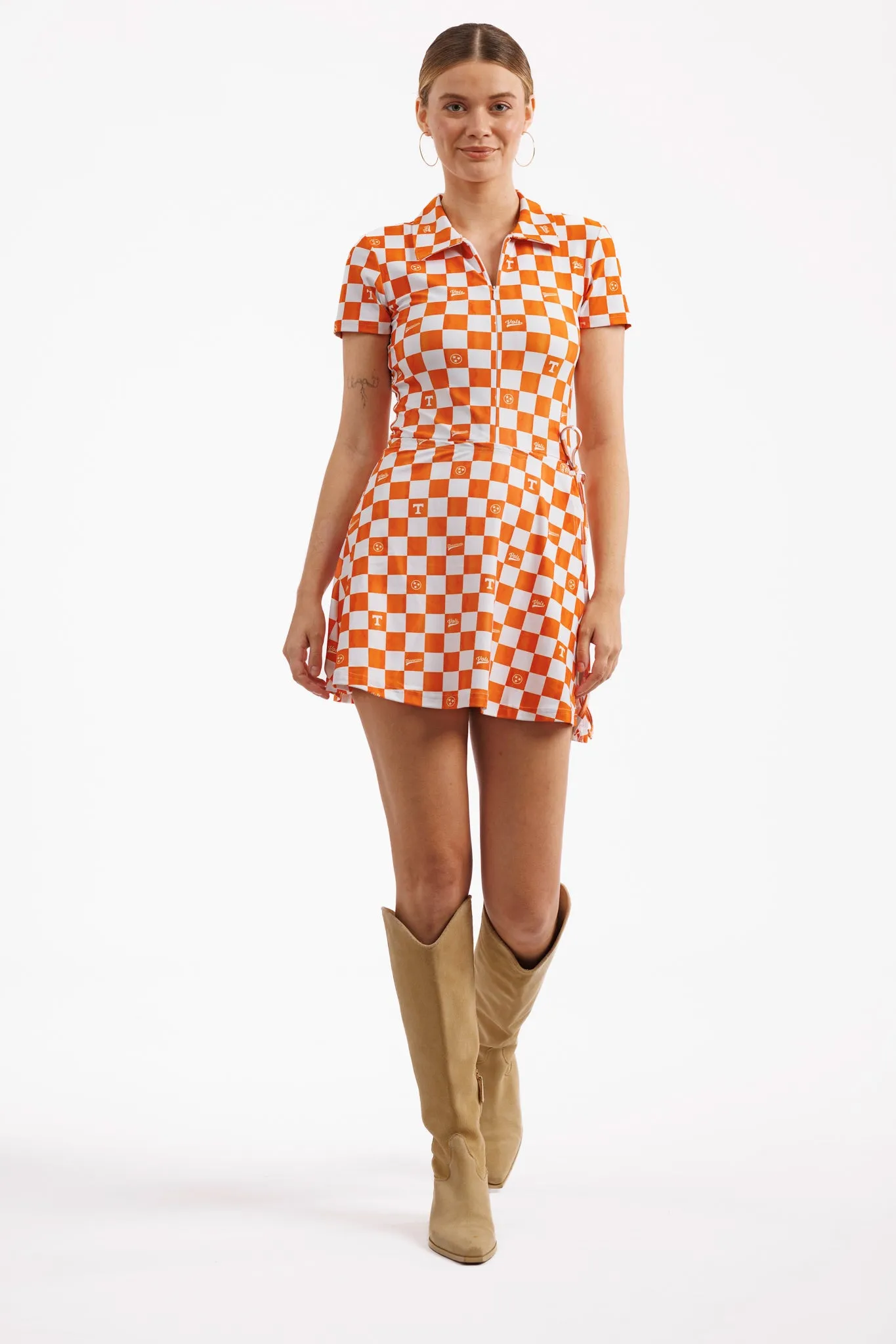 Tailgate Collection Ivy Dress - Tennessee Check