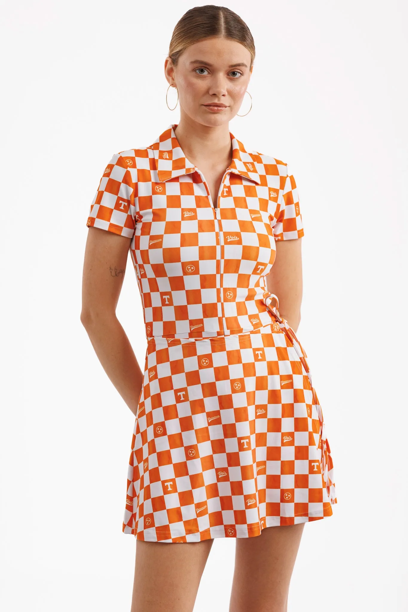 Tailgate Collection Ivy Dress - Tennessee Check