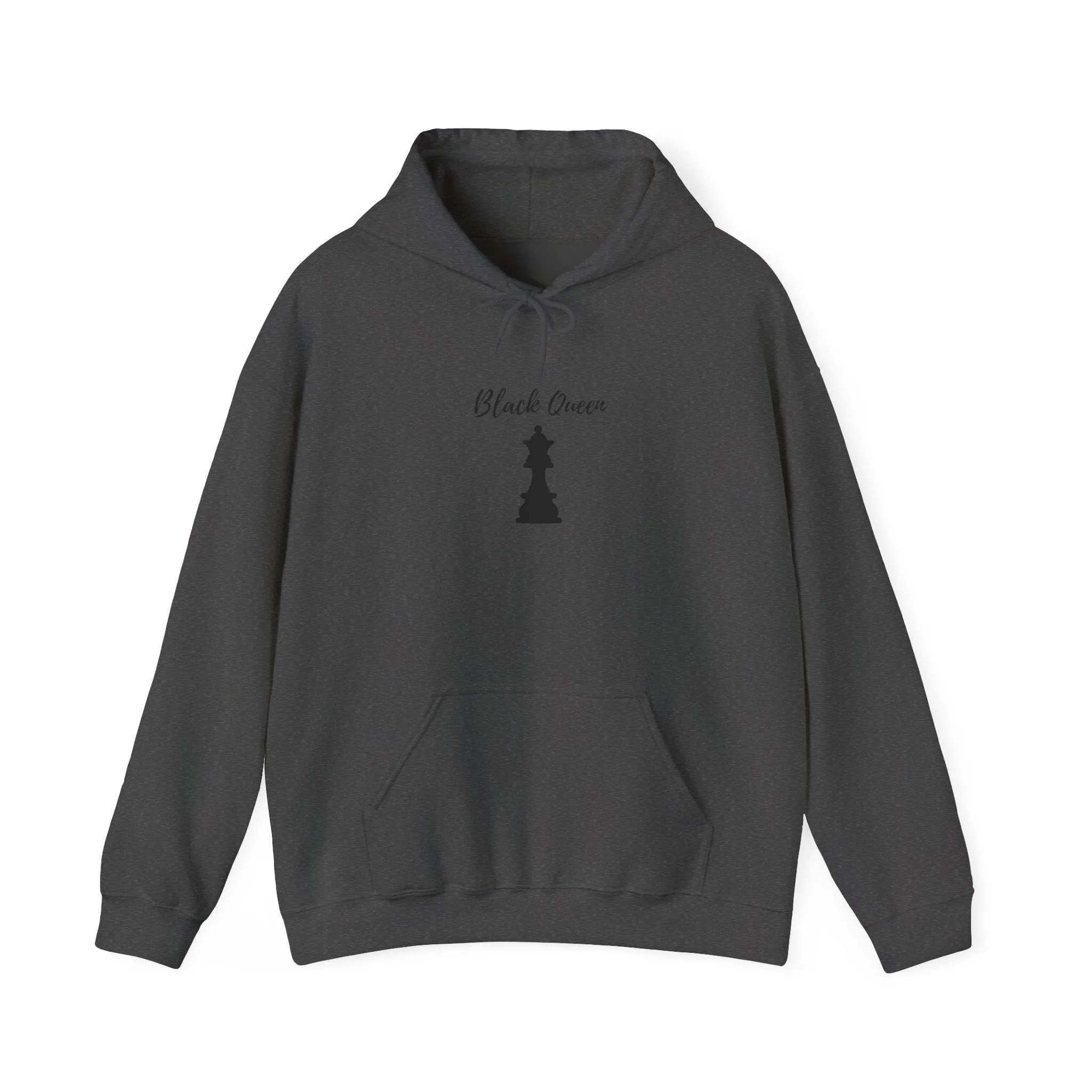 Unisex Heavy Blend™ Hooded Sweatshirt-Black Queen