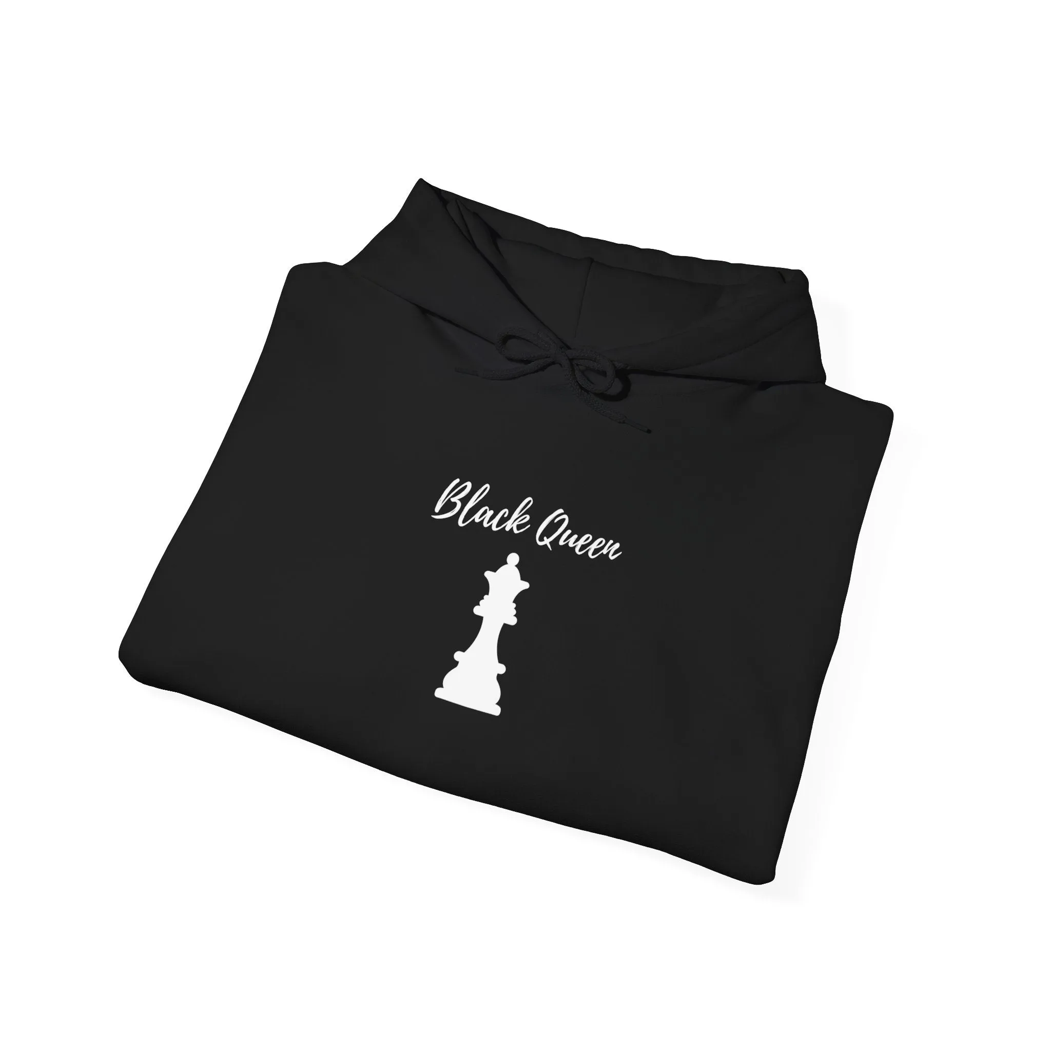 Unisex Heavy Blend™ Hooded Sweatshirt-Black Queen