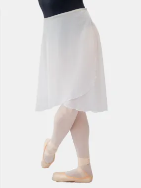 White Wrap Long Dance Skirt MP310