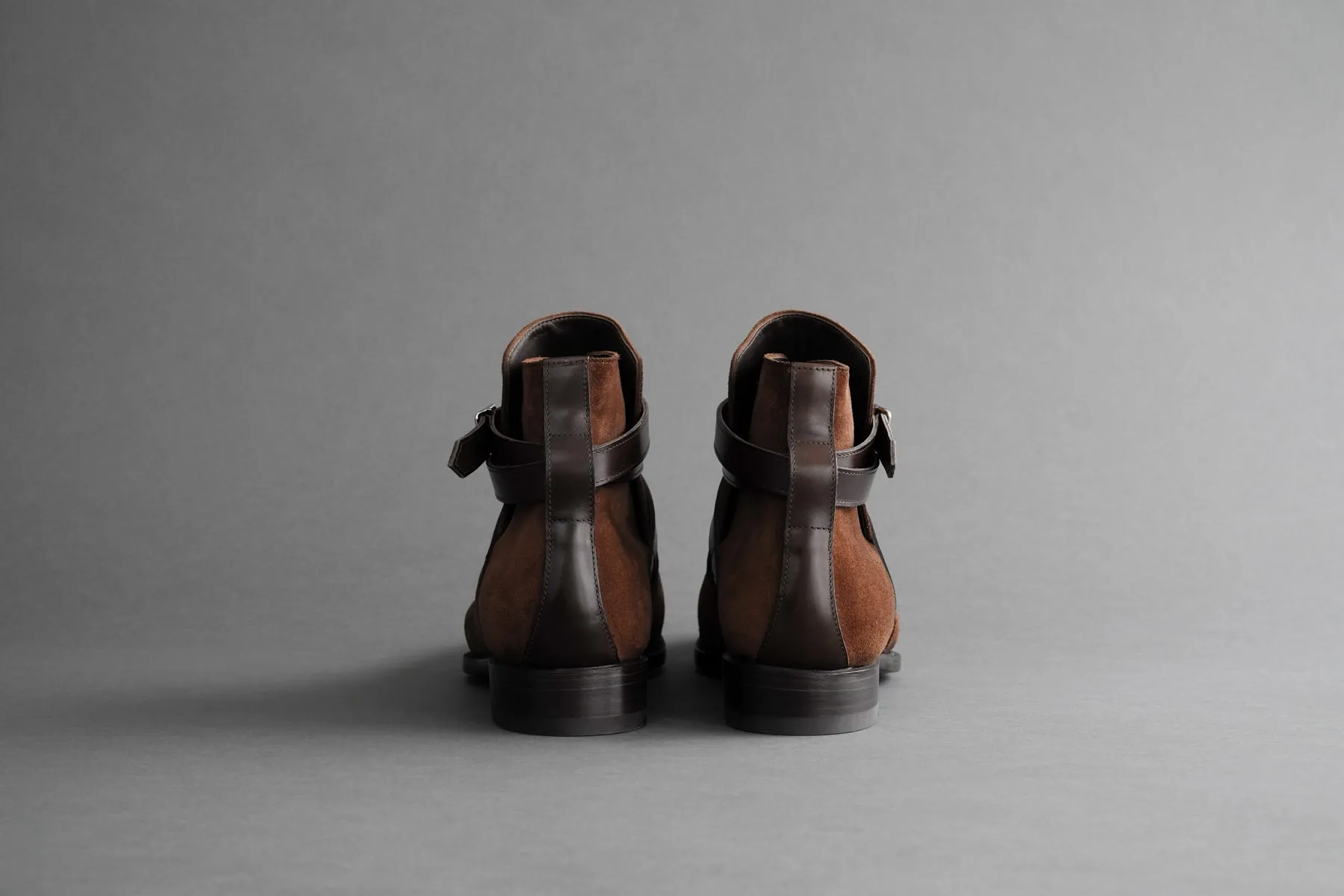 ZeroThreeFour.Jodhpur VII Strap Jodhpur Boots From Calf Suede